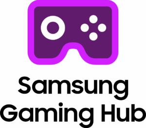 Samsung Gaming Hub Primary Logo Black Text