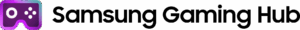 Samsung Gaming Hub Secondary Logo Black Text